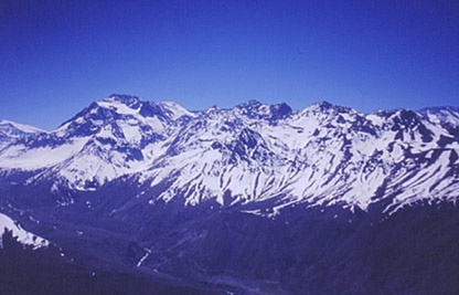 Macizo del San Franscisco y Morado desde el San Gabriel