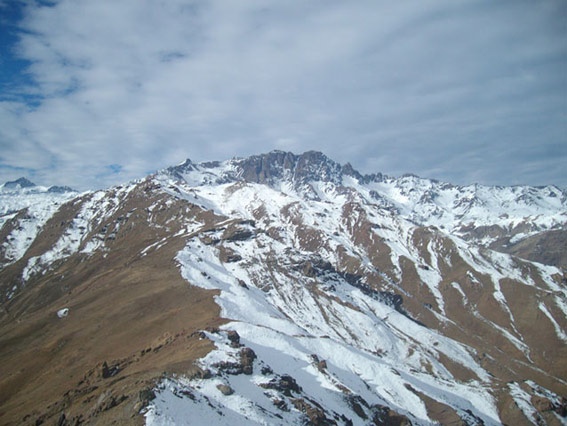 Cerro Piuquencillo desde el Morro Bayo