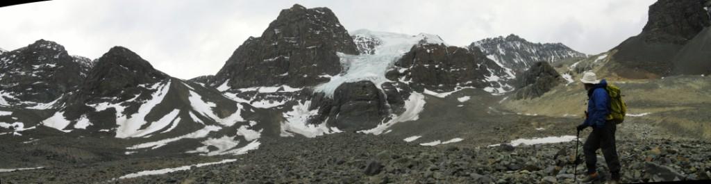 Glaciar La Paloma desde el mirador