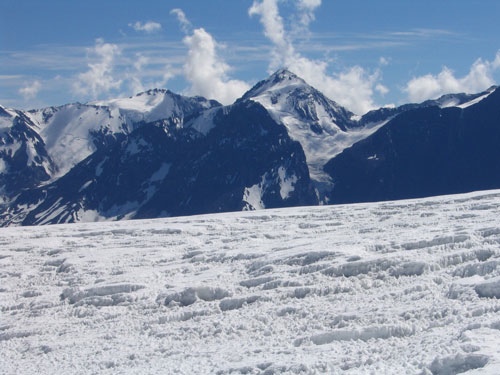 Risopatrón desde el Glaciar Esmeralda