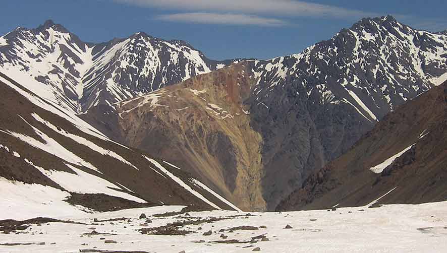 Retumbadero desde laguna de Morado