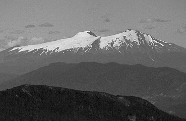 Choshuenco y Mocho desde el norte