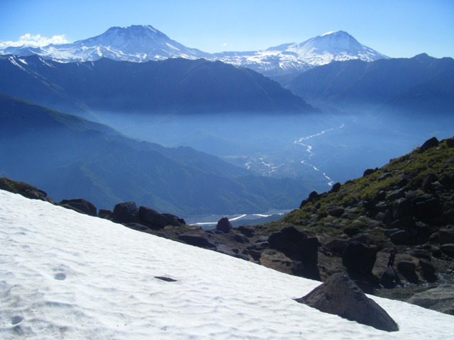 vista valle del venado, volcan descabezado, cerro azul.