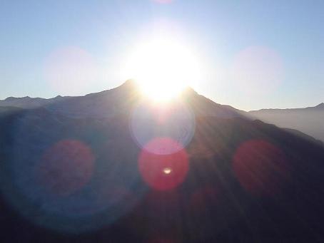 Amanecer sobre el Descabezado