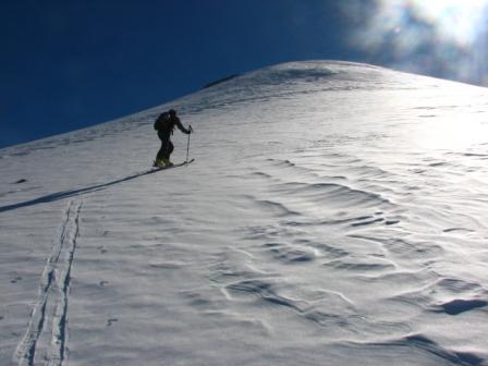 Llegando a la cumbre