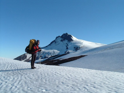 Choshuenco desde glaciar del Mocho