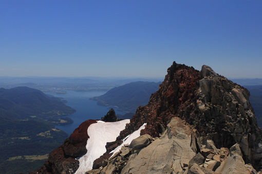 Torreón norte y Panguipulli al fondo