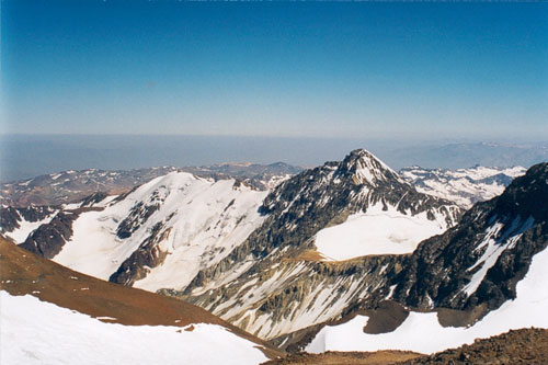 Cerros la Paloma y El Altar desde el Plomo