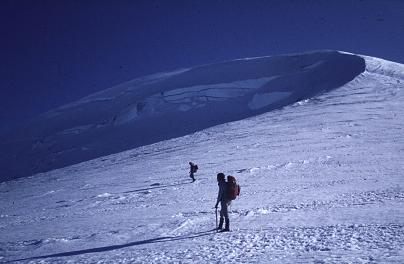 Descenso al crater del Nevado