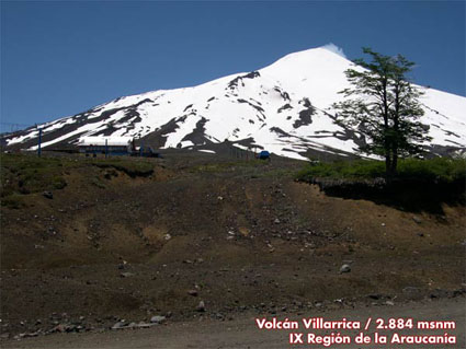 Vn. Villarrica desde el camino