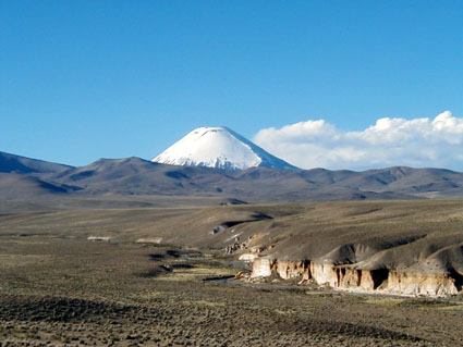 El cono desde el sur