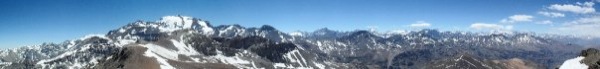 Panoramica desde la Cumbre de La Parva
