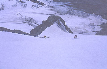 Vista de la ruta desde el Portezuelo Superior.