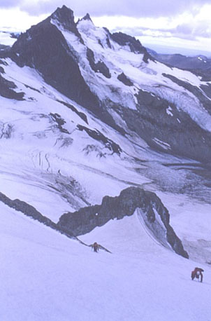 Cerca de la cumbre.