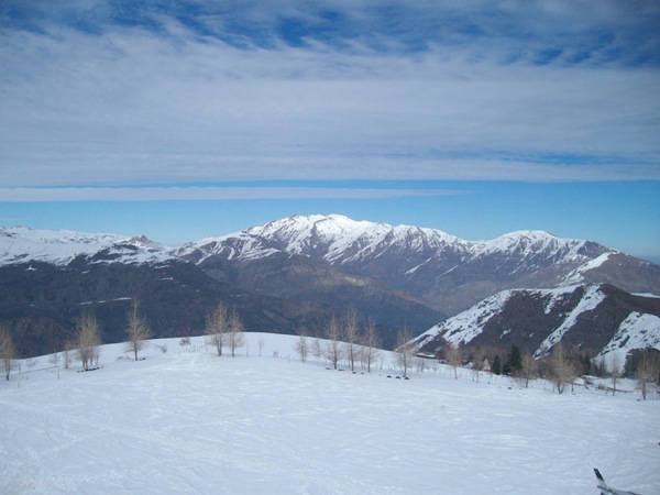 Sierra de Ramón desde Farellones