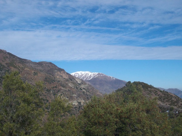 Provincia desde Camino a Farellones