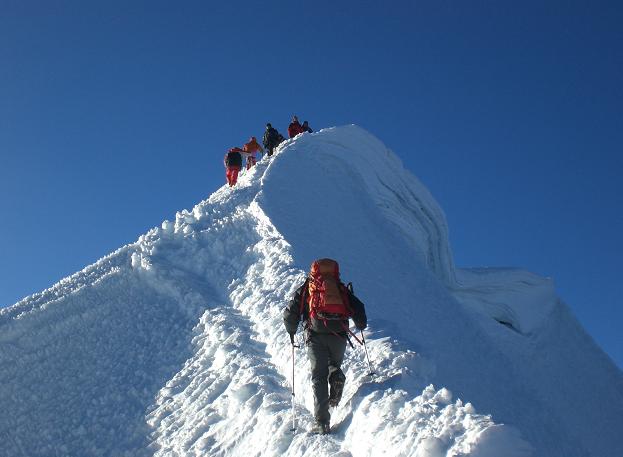 Llegando a la Cumbre
