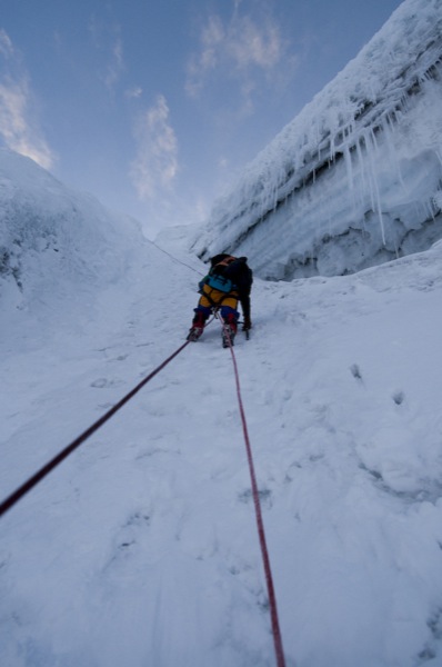 A metros de la cumbre