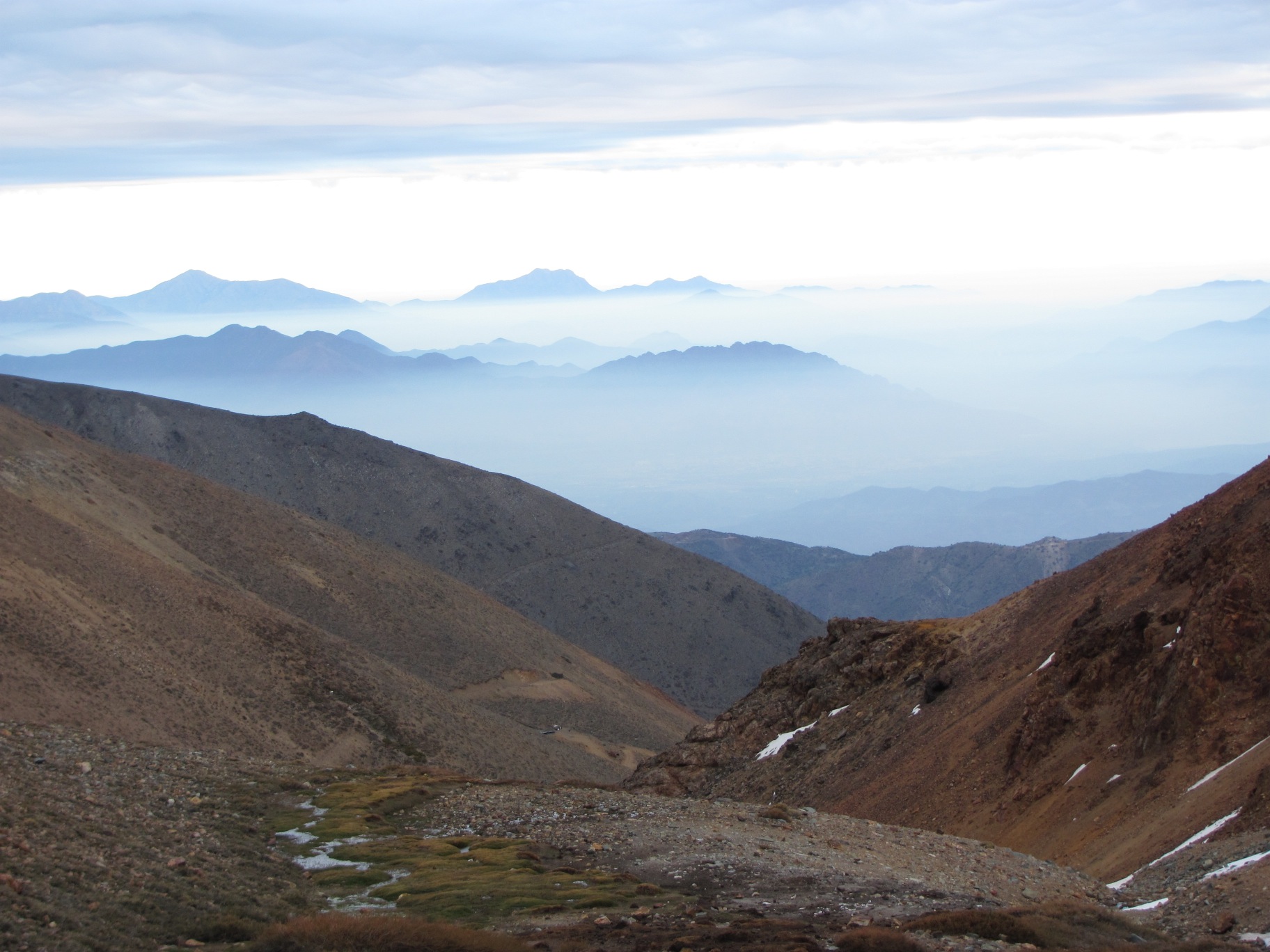 Vista al CB desde la Quebrada Baja