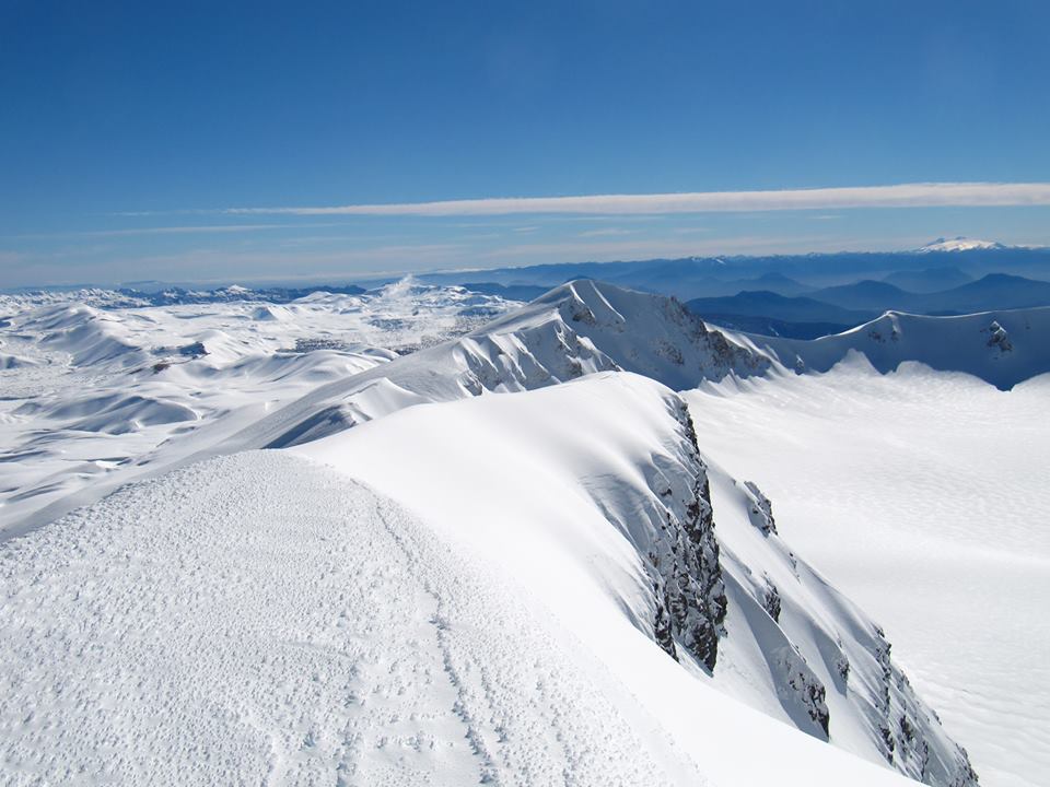 Crater en invierno