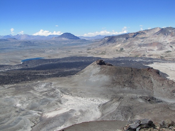 Vista desde la cumbre hacia el este
