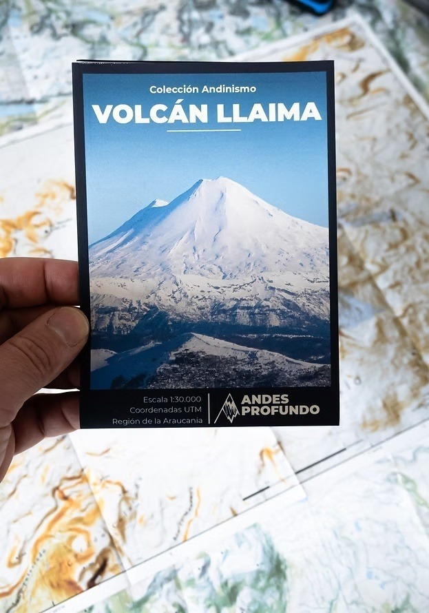 Alternative view of Mapa Volcán Llaima