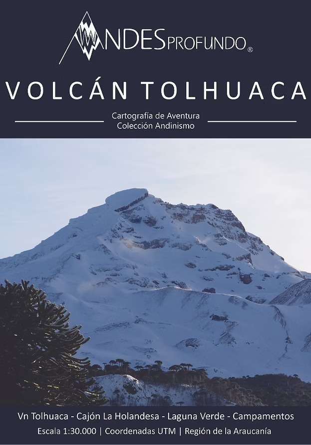 Mapa Volcán Tolhuaca