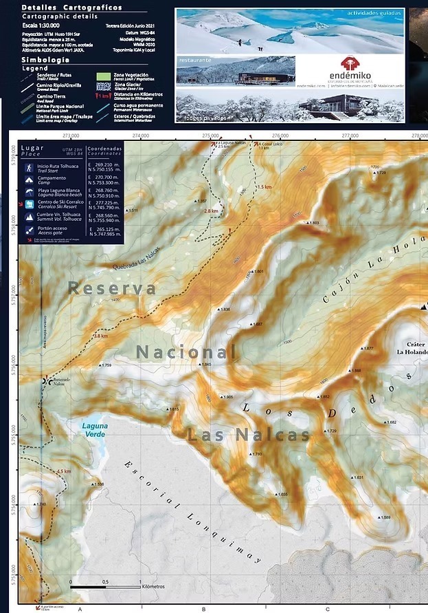 Mapa Volcán Tolhuaca - Imagen 3