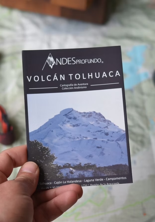 Alternative view of Mapa Volcán Tolhuaca