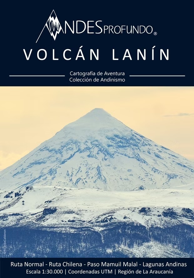 Mapa Volcán Lanín