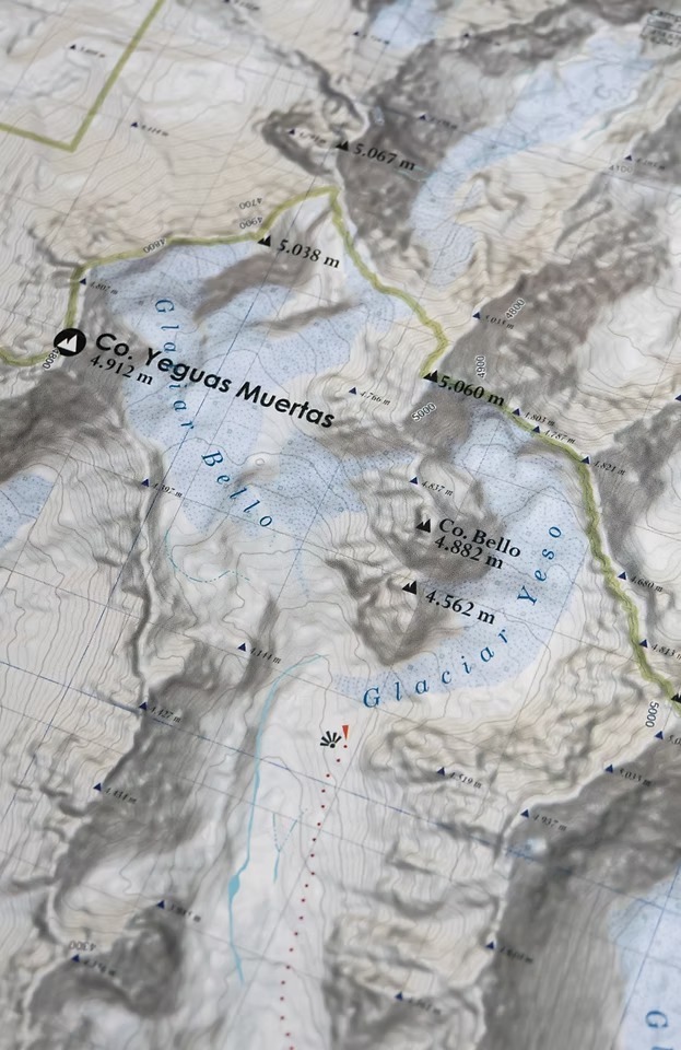 Alternative view of Mapa Cordillera de Santiago