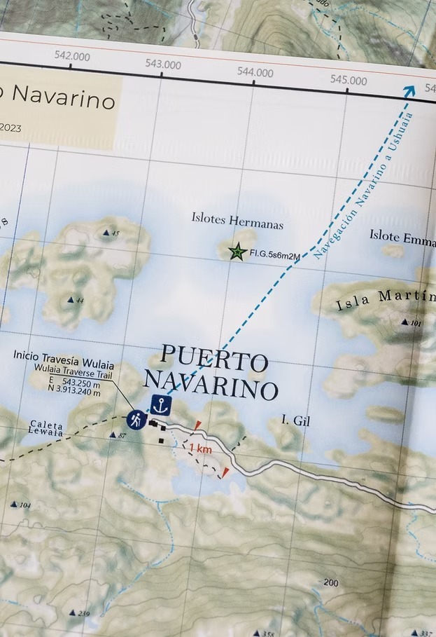 Alternative view of Mapa Dientes de Navarino