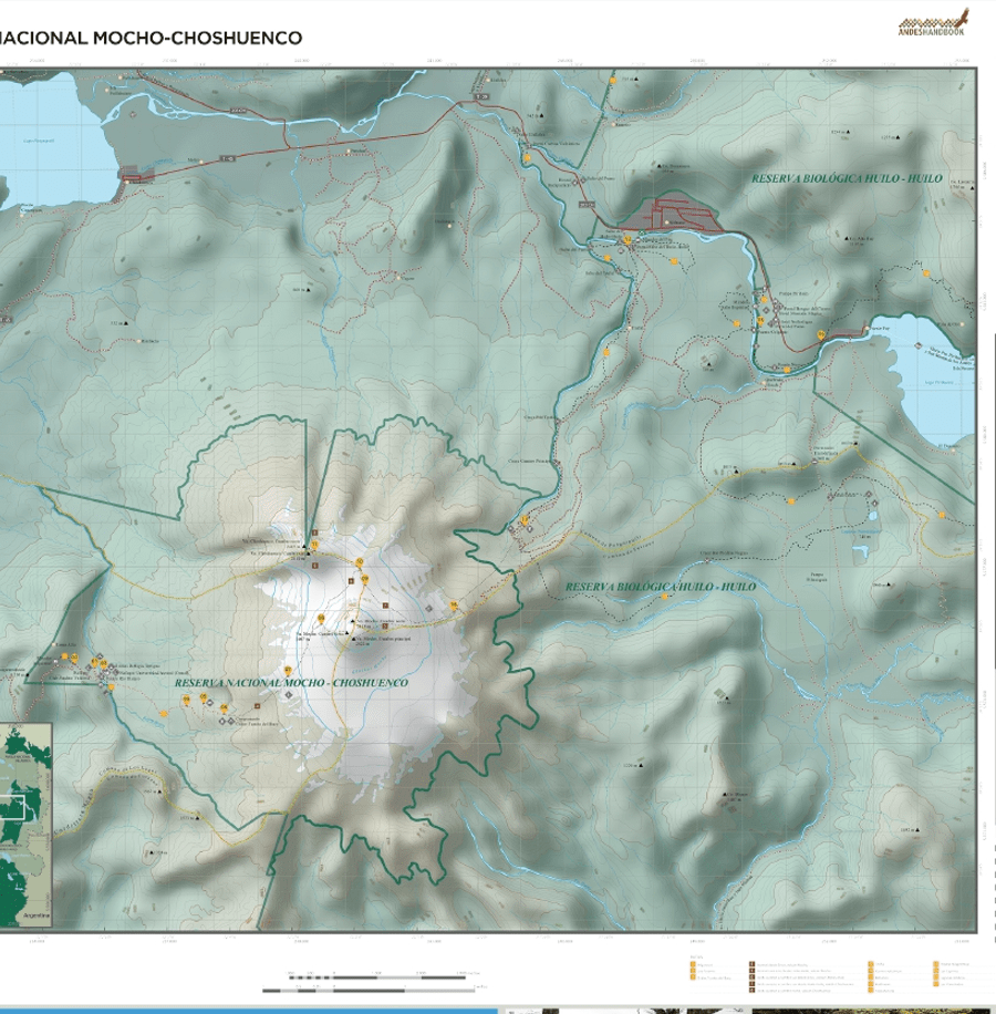 Mapa-guía Andeshandbook - Reserva Nacional Mocho-Choshuenco - Imagen 4