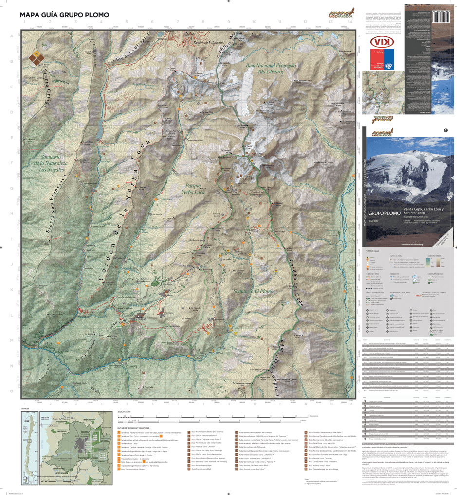 Mapa-guía Andeshandbook - Grupo Plomo - Imagen 2