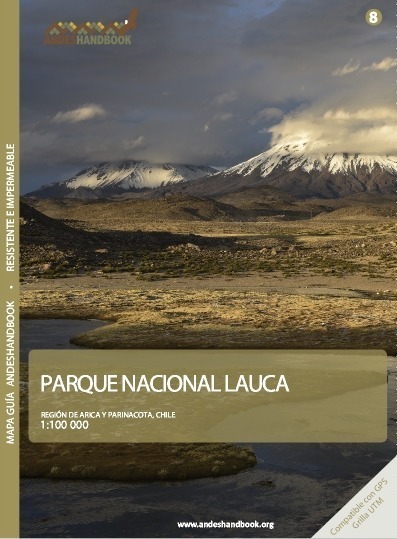 Mapa-guía Andeshandbook - Parque Nacional Lauca