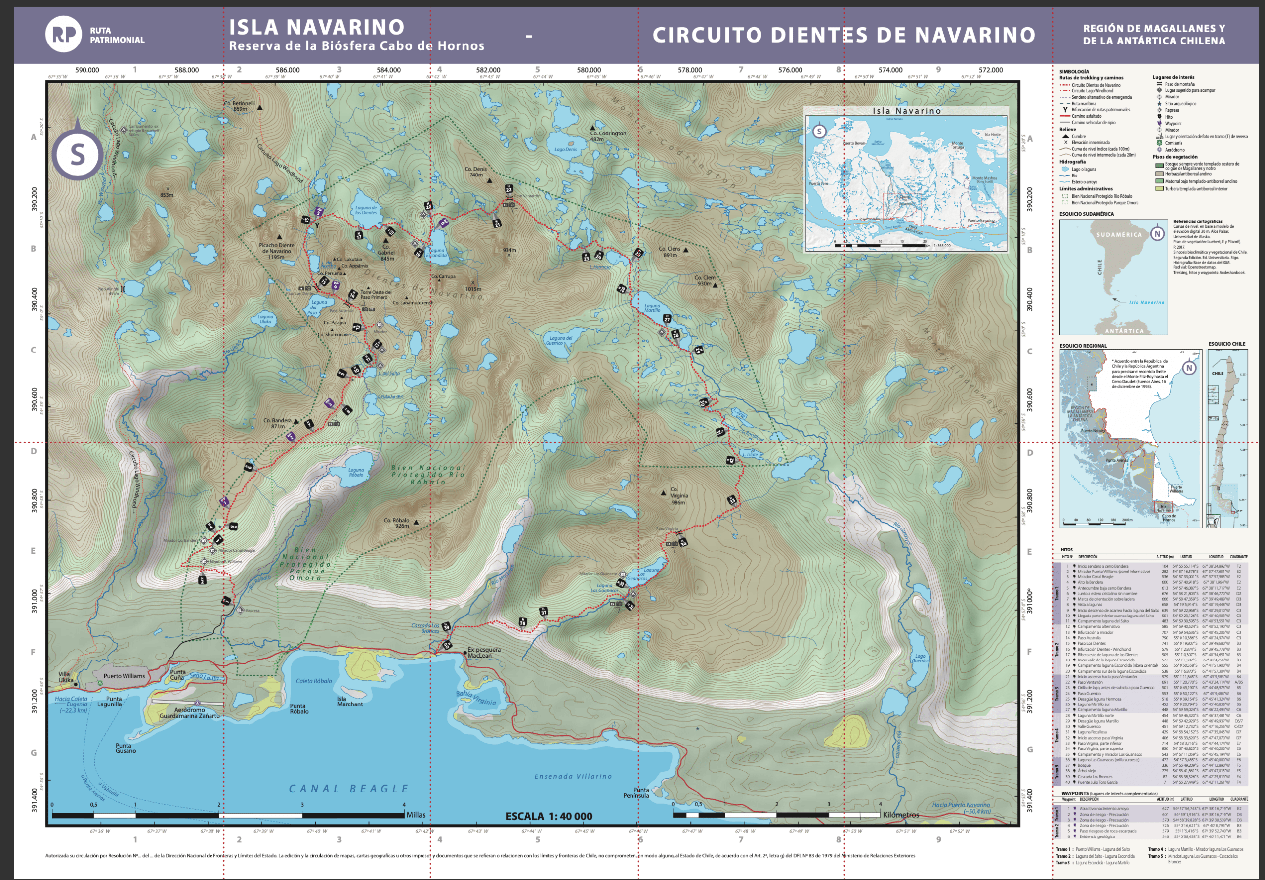 Mapa Digital Circuito Dientes de Navarino - Imagen 3