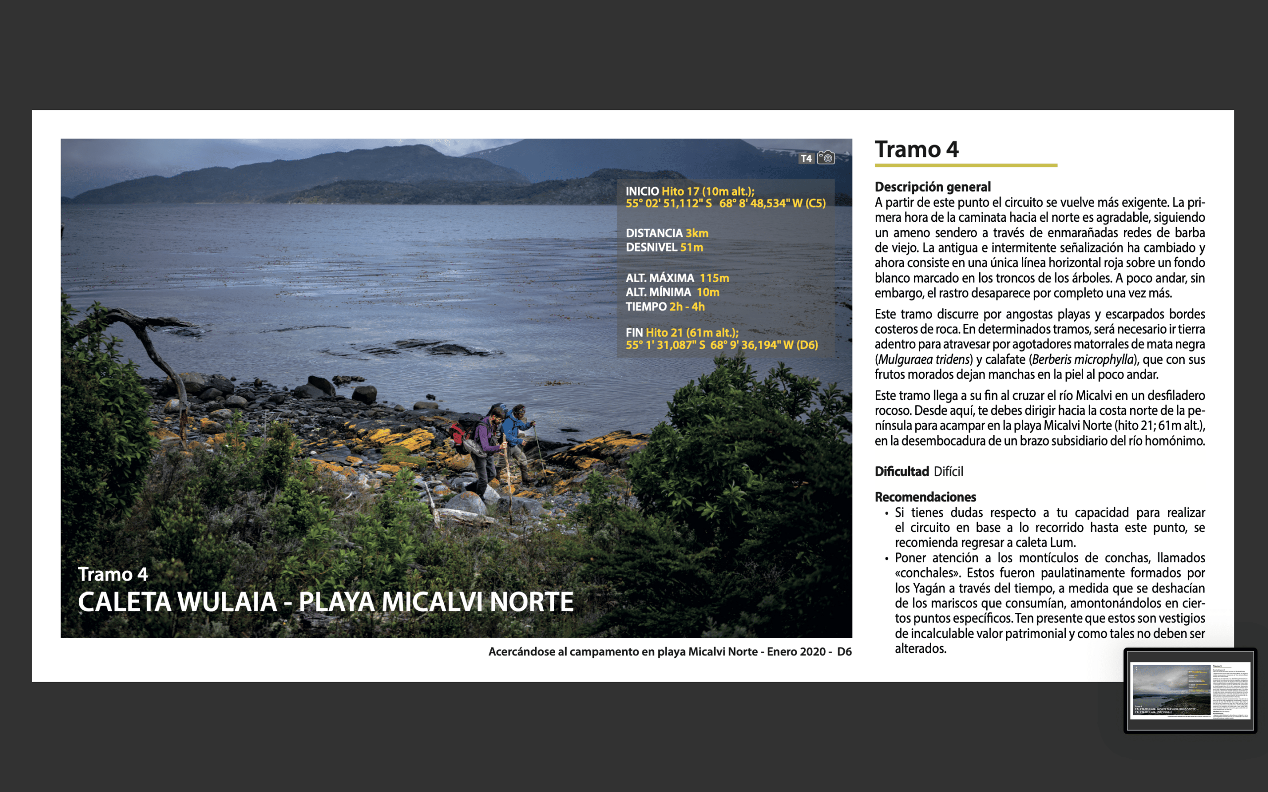 Mapa Digital Circuito Bahía Wulaia - Imagen 7