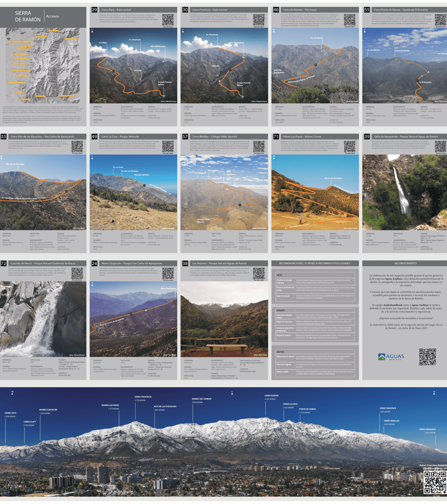 Mapa-guía Andeshandbook - Sierra de Ramón - Imagen 4