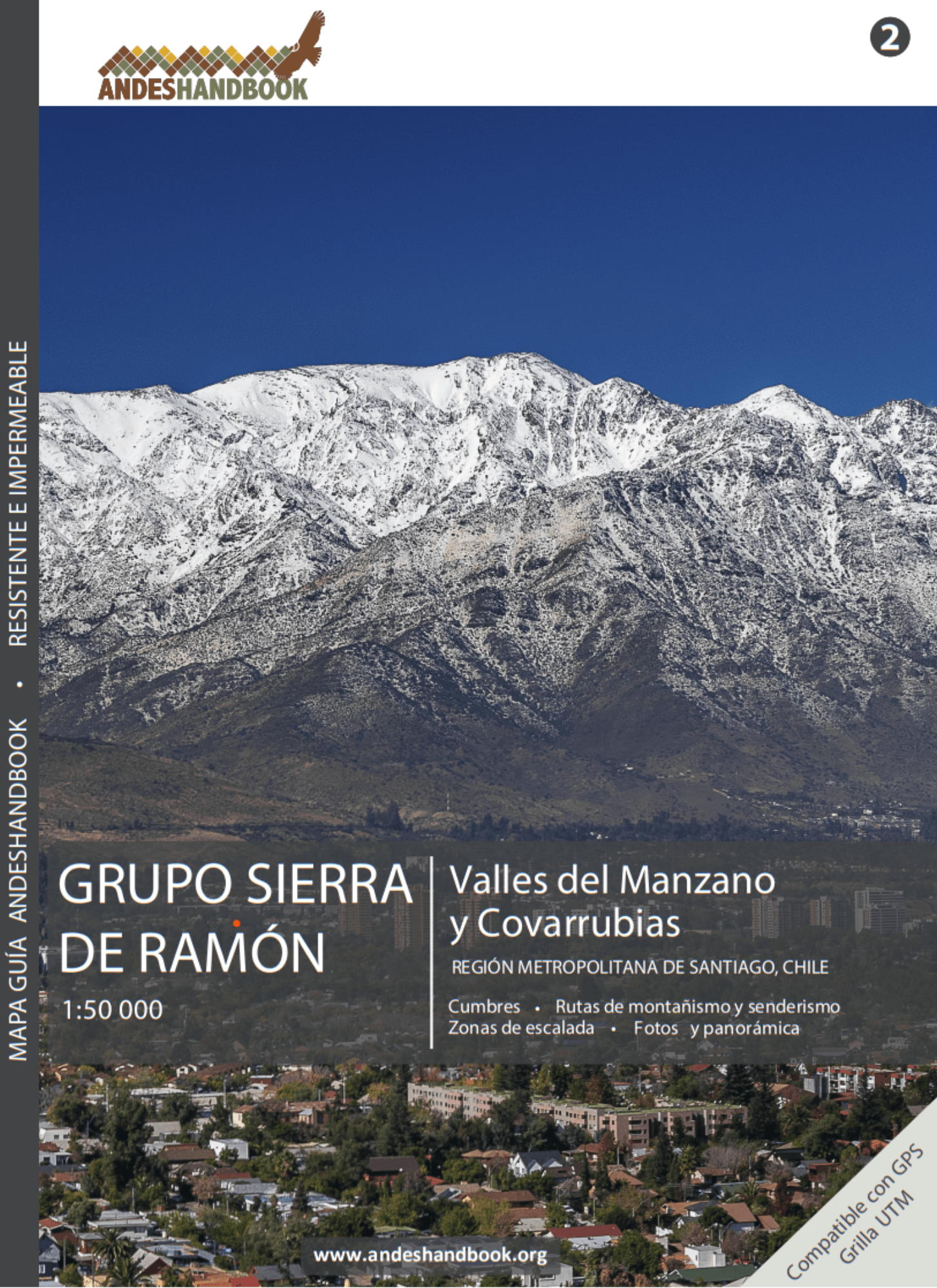 Mapa-guía Andeshandbook - Sierra de Ramón