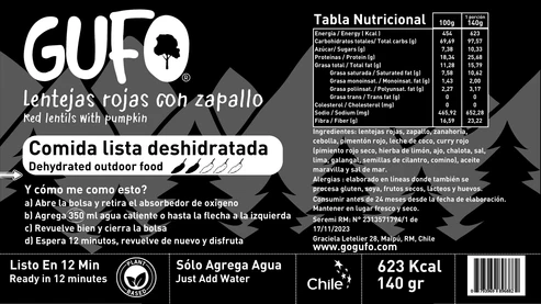 Lentejas rojas con zapallo, por Gufo Foods - Imagen 4