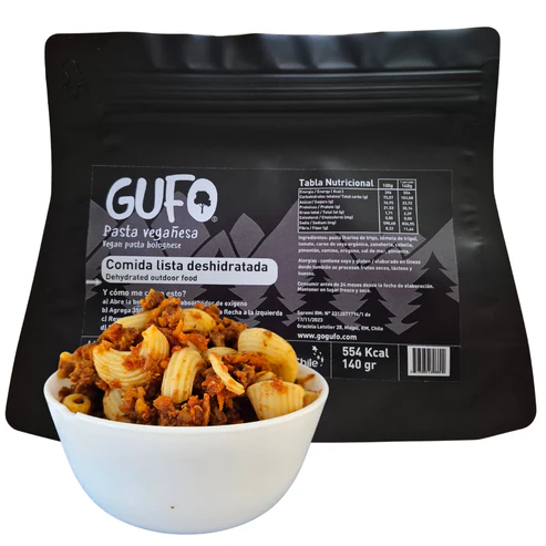 Pasta a la vegañesa, por Gufo Foods