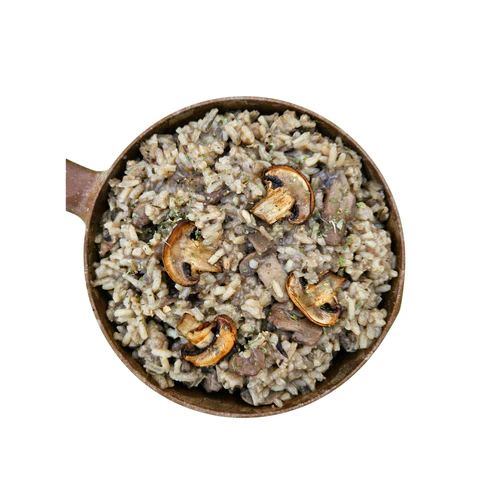 Alternative view of Risotto de champiñones, por Gufo Foods