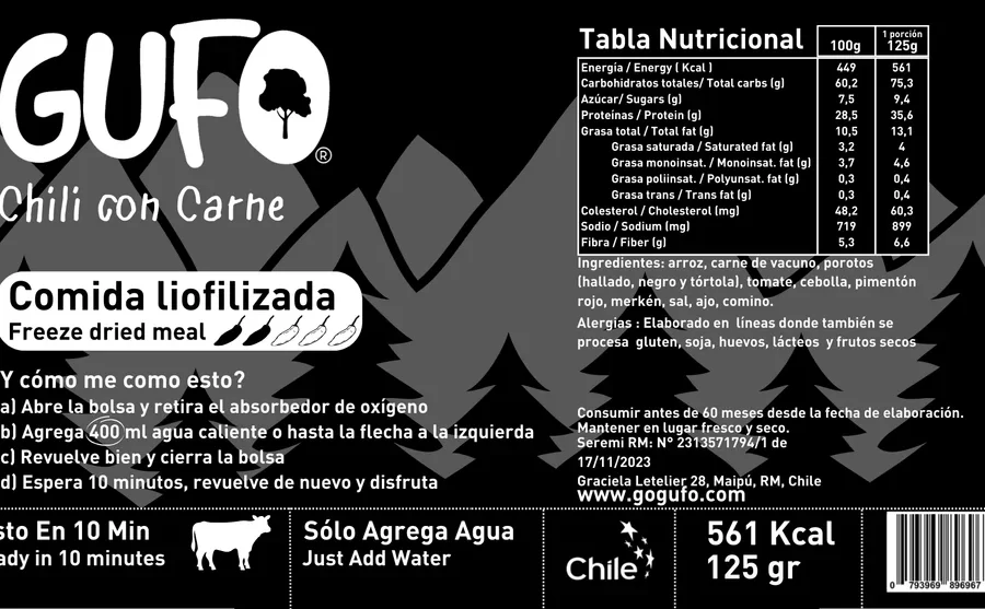 Chili con Carne / Estofado Tex-Mex, por Gufo Foods - Imagen 6