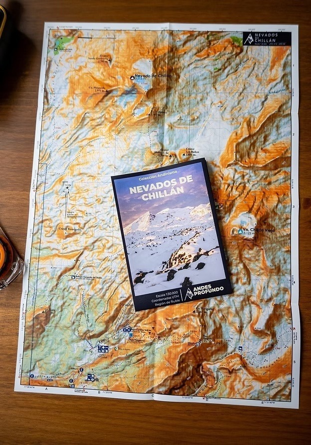 Alternative view of Mapa Nevados de Chillán