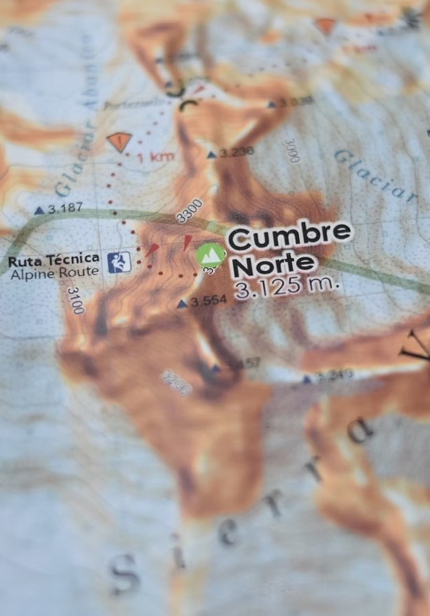 Mapa Volcán Antuco y Sierra Velluda - Imagen 3