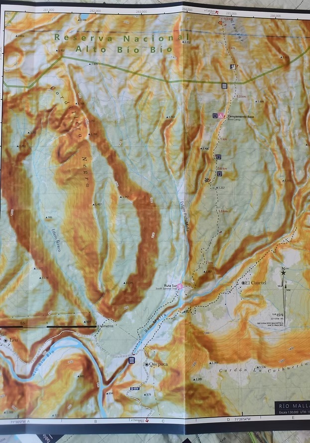 Mapa Volcán Callaqui - Imagen 3