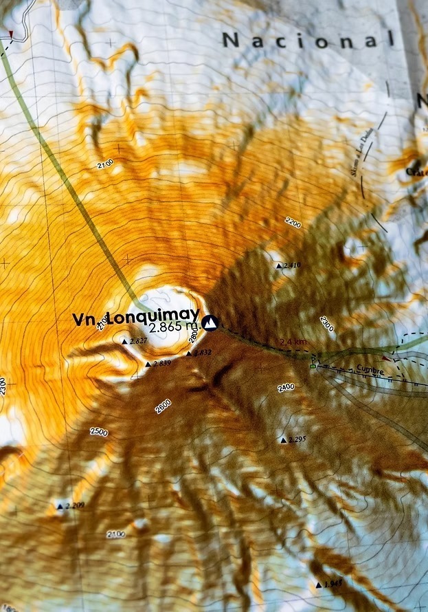 Mapa Volcán Lonquimay - Imagen 3