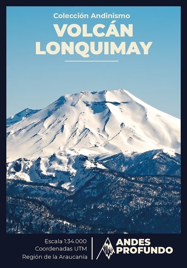 Mapa Volcán Lonquimay