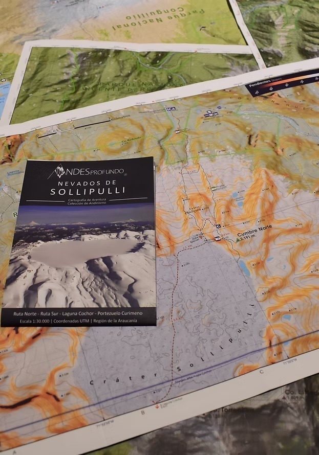 Mapa Nevados de Sollipulli - Imagen 3