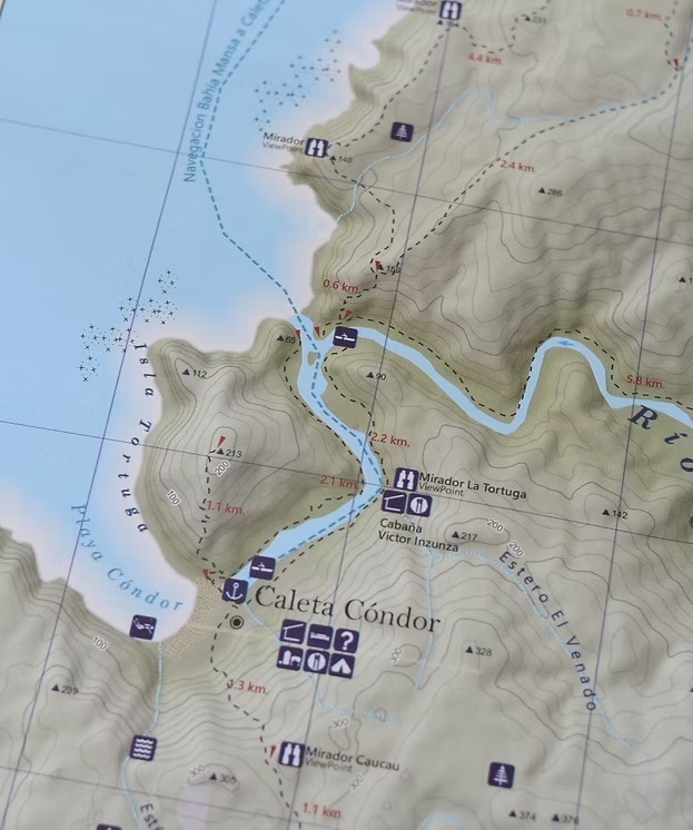 Mapa Caleta Cóndor - Imagen 4